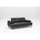 Atelier del Sofa 2-Seat Sofa-Bed Mustang - Anthracite Anthracite