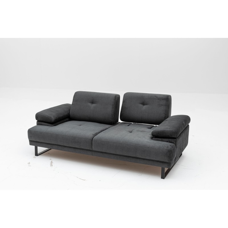 Atelier del Sofa 2-Seat Sofa-Bed Mustang - Anthracite Anthracite