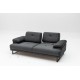 Atelier del Sofa 2-Seat Sofa-Bed Mustang - Anthracite Anthracite