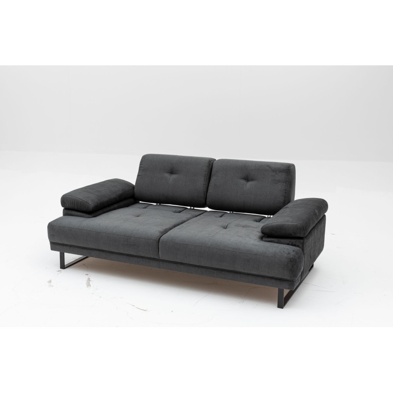 Atelier del Sofa 2-Seat Sofa-Bed Mustang - Anthracite Anthracite