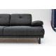 Atelier del Sofa 2-Seat Sofa-Bed Mustang - Anthracite Anthracite