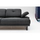 Atelier del Sofa 2-Seat Sofa-Bed Mustang - Anthracite Anthracite