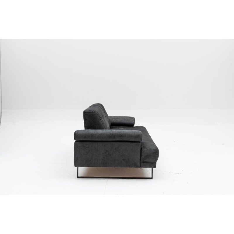 Atelier del Sofa 2-Seat Sofa-Bed Mustang - Anthracite Anthracite
