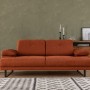 2-Seat Sofa-Bed Mustang - Orange Orange