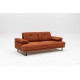 2-Seat Sofa-Bed Mustang - Orange Orange Atelier del Sofa 2-Seat Sofa-Bed Mustang - Orange Orange