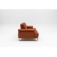 2-Seat Sofa-Bed Mustang - Orange Orange Atelier del Sofa 2-Seat Sofa-Bed Mustang - Orange Orange