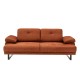 2-Seat Sofa-Bed Mustang - Orange Orange Atelier del Sofa 2-Seat Sofa-Bed Mustang - Orange Orange