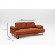 2-Seat Sofa-Bed Mustang - Orange Orange Atelier del Sofa 2-Seat Sofa-Bed Mustang - Orange Orange