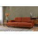 2-Seat Sofa-Bed Mustang - Orange Orange Atelier del Sofa 2-Seat Sofa-Bed Mustang - Orange Orange