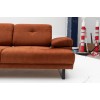 Atelier del Sofa 2-Seat Sofa-Bed Mustang - Orange Orange