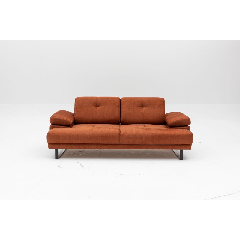 Atelier del Sofa 2-Seat Sofa-Bed Mustang - Orange Orange