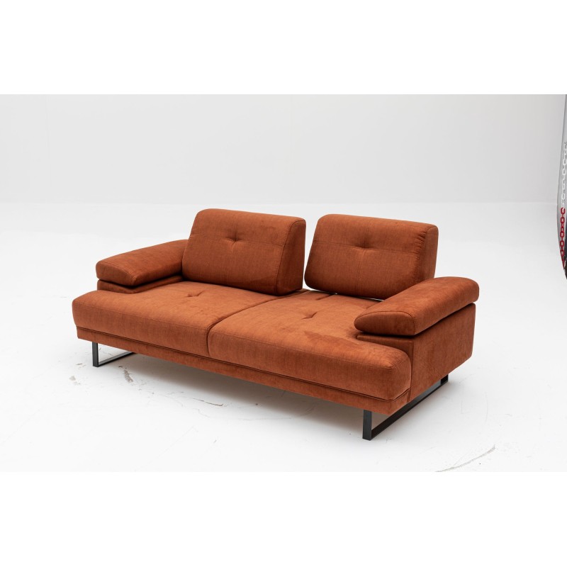 Atelier del Sofa 2-Seat Sofa-Bed Mustang - Orange Orange