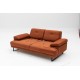 2-Seat Sofa-Bed Mustang - Orange Orange Atelier del Sofa 2-Seat Sofa-Bed Mustang - Orange Orange
