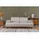 2-Seat Sofa-Bed Mustang - White White