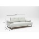 2-Seat Sofa-Bed Mustang - White White