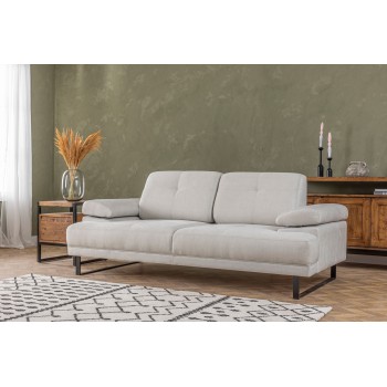 2-Seat Sofa-Bed Mustang - White White