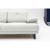 2-Seat Sofa-Bed Mustang - White White