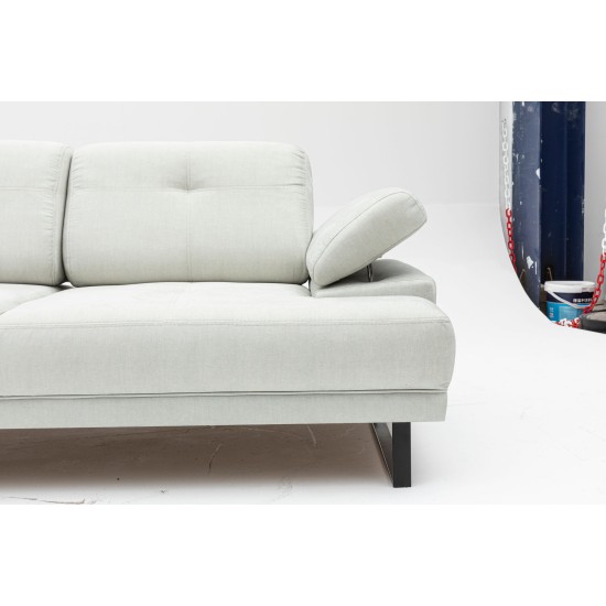 2-Seat Sofa-Bed Mustang - White White