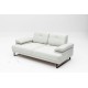 2-Seat Sofa-Bed Mustang - White White