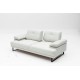 2-Seat Sofa-Bed Mustang - White White