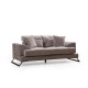 2-Seat Sofa Frido - Light Grey Light Grey 2-Seat Sofa Frido - Light Grey Light Grey