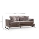 2-Seat Sofa Frido - Light Grey Light Grey 2-Seat Sofa Frido - Light Grey Light Grey