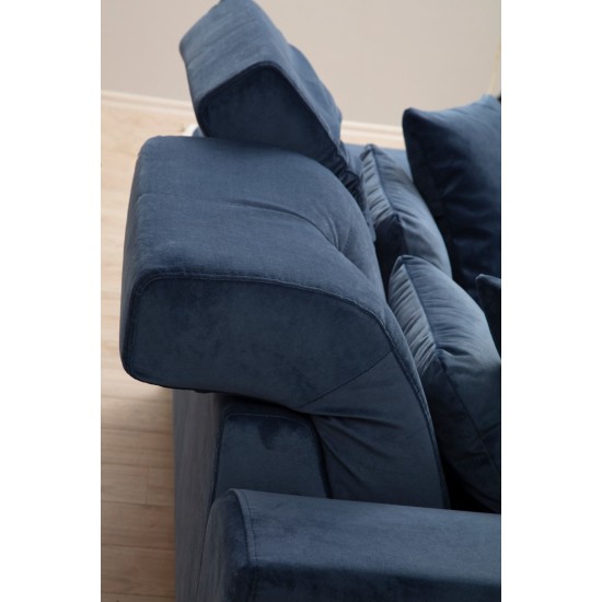 2-Seat Sofa Frido - Navy Blue Navy Blue 2-Seat Sofa Frido - Navy Blue Navy Blue