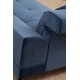 2-Seat Sofa Frido - Navy Blue Navy Blue 2-Seat Sofa Frido - Navy Blue Navy Blue