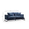 2-Seat Sofa Frido - Navy Blue Navy Blue