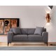 2-Seat Sofa Petra 2 - Anthracite Anthracite 2-Seat Sofa Petra 2 - Anthracite Anthracite