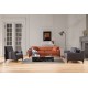 2-Seat Sofa Petra 2 - Anthracite Anthracite 2-Seat Sofa Petra 2 - Anthracite Anthracite