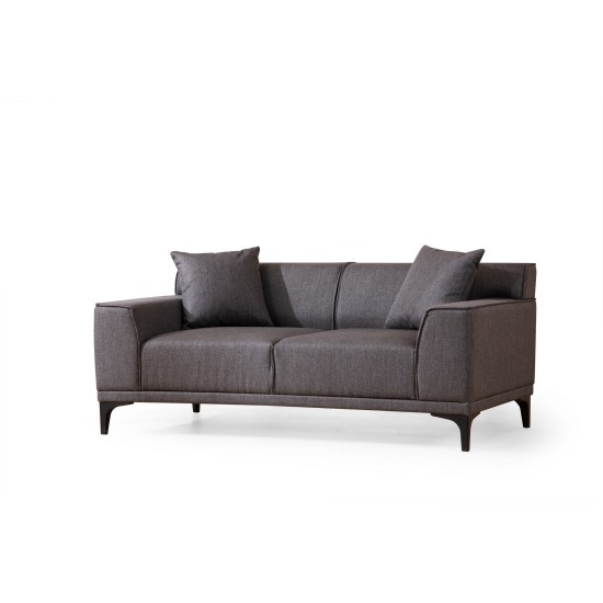 2-Seat Sofa Petra 2 - Anthracite Anthracite 2-Seat Sofa Petra 2 - Anthracite Anthracite
