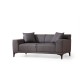 2-Seat Sofa Petra 2 - Anthracite Anthracite 2-Seat Sofa Petra 2 - Anthracite Anthracite