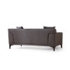 2-Seat Sofa Petra 2 - Anthracite Anthracite