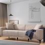 3-Seat Sofa Petra 3 - Fawn Fawn