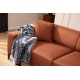 3-Seat Sofa Petra 3 - Orange Orange Atelier del Sofa 3-Seat Sofa Petra 3 - Orange Orange