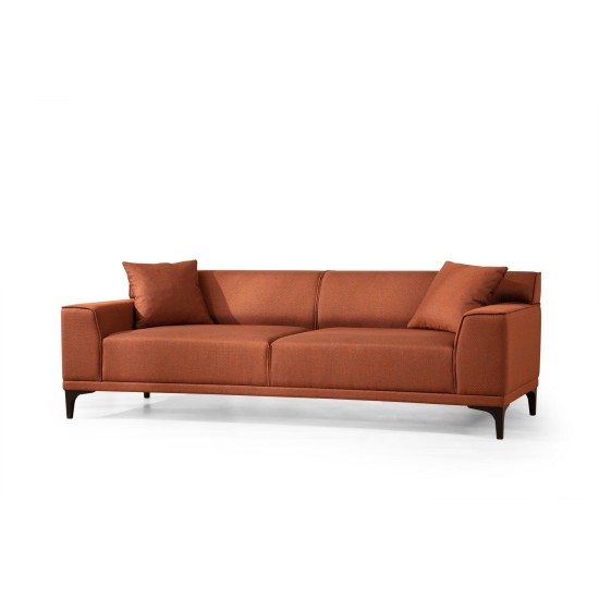 3-Seat Sofa Petra 3 - Orange Orange Atelier del Sofa 3-Seat Sofa Petra 3 - Orange Orange