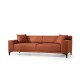 3-Seat Sofa Petra 3 - Orange Orange Atelier del Sofa 3-Seat Sofa Petra 3 - Orange Orange