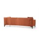 3-Seat Sofa Petra 3 - Orange Orange Atelier del Sofa 3-Seat Sofa Petra 3 - Orange Orange