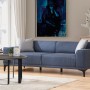 3-Seat Sofa Petra 3 - Blue Blue