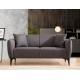 2-Seat Sofa Belissimo - Dark Grey Dark Grey 2-Seat Sofa Belissimo - Dark Grey Dark Grey