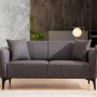 2-Seat Sofa Belissimo - Dark Grey Dark Grey