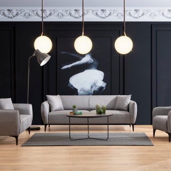 2-Seat Sofa Belissimo - Grey Grey