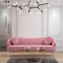 3-Seat Sofa Istiridye - Rose Dusty Rose