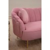 3-Seat Sofa Istiridye - Rose Dusty Rose