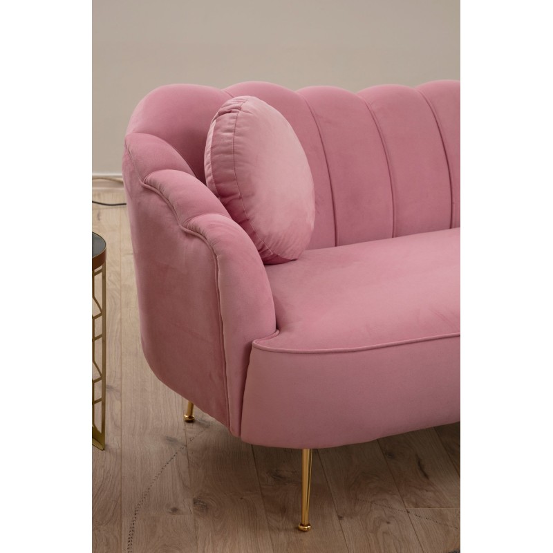 3-Seat Sofa Istiridye - Rose Dusty Rose