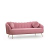 3-Seat Sofa Istiridye - Rose Dusty Rose