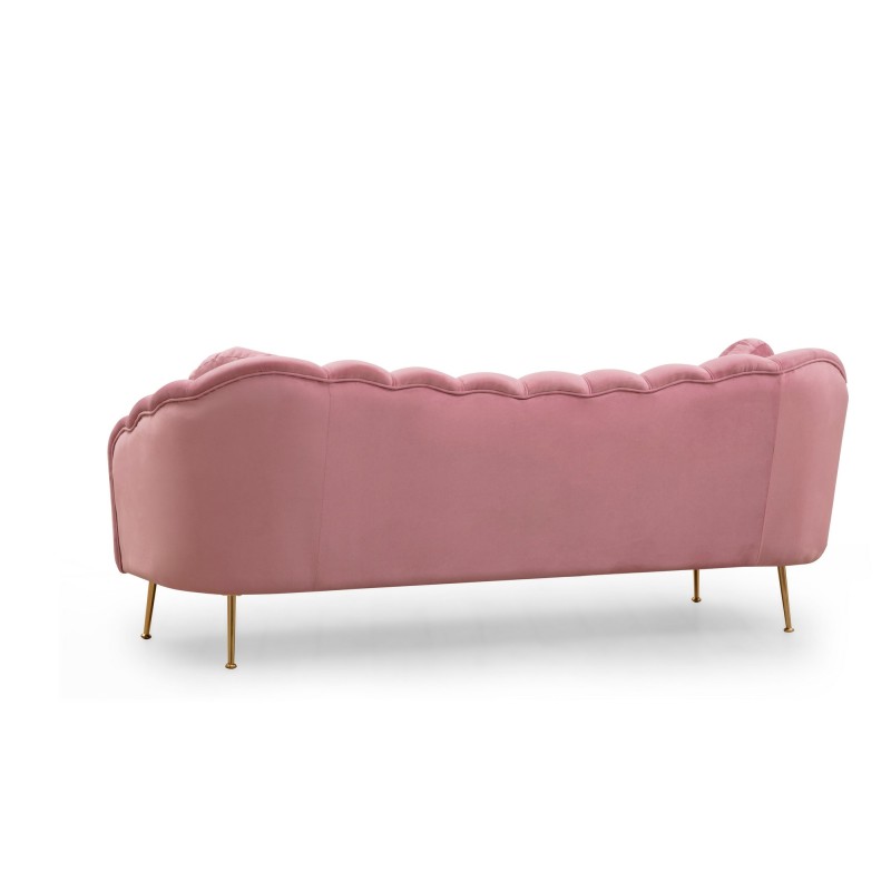 3-Seat Sofa Istiridye - Rose Dusty Rose
