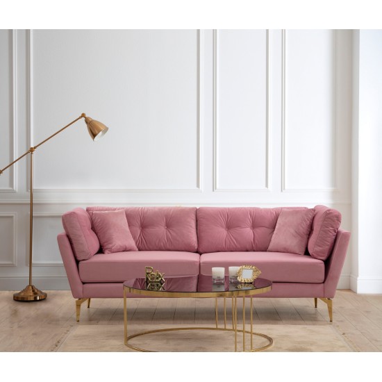 3-Seat Sofa Mapa - Rose Dusty Rose 3-Seat Sofa Mapa - Rose Dusty Rose