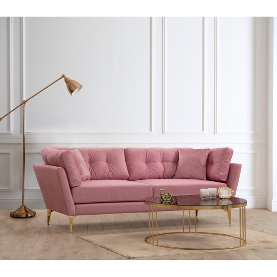 3-Seat Sofa Mapa - Rose Dusty Rose 3-Seat Sofa Mapa - Rose Dusty Rose